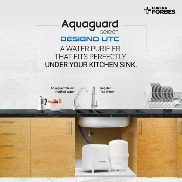 Aquaguard Select Designo UTC RO+UV Copper Water Purifier - Image 6